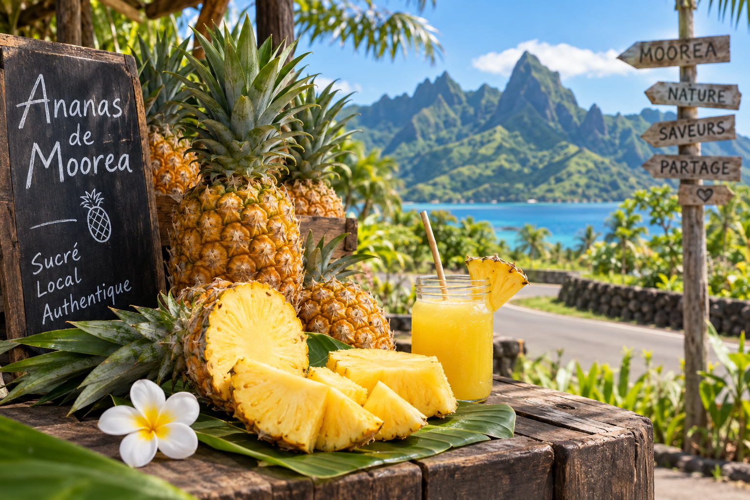 Moorea Pineapple, the Taste of the Island